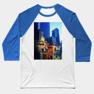 W 54th St, Midtown, Manhattan, NYC Baseball T-Shirt